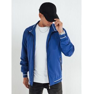 Jedinečná modrá prechodná trendová bunda
