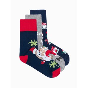 Mix pánskych vianočných ponožiek U431 (3 ks)
